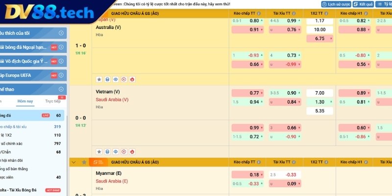 Lý do bạn nên tham gia ngay tại sảnh K-Sport DV88