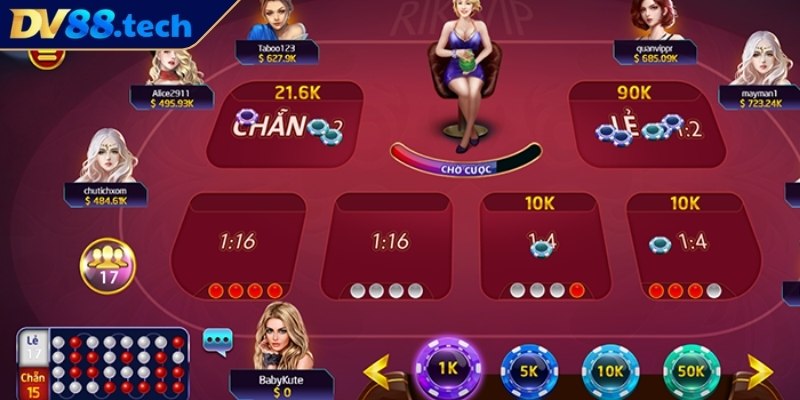 Những cách chơi xóc đĩa dễ thắng tại DV88 đặt cược xen kẽ 1 – 1